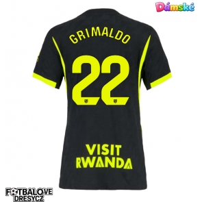 Atletico Madrid Alejandro Grimaldo #22 Dámské Venkovní Dres 2026-27 Krátký Rukáv Atletico Madrid Alejandro Grimaldo #22 Dámské Venkovní Dres 2026-27 Krátký Rukáv